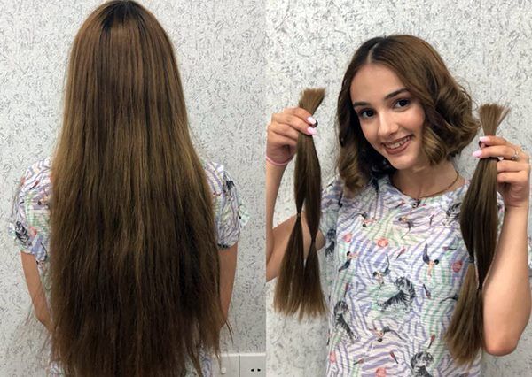 Millimizin üzvü saçını xəstələrə hədiyyə etdi - FOTO