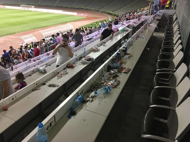 “Qarabağ”ın oyunundan sonra acınacaqlı durum - FOTO