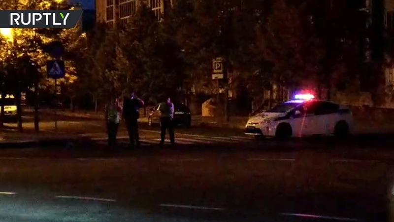 Zaxarçenkonun öldürüldüyü məkandan İLK GÖRÜNTÜLƏR - VİDEO