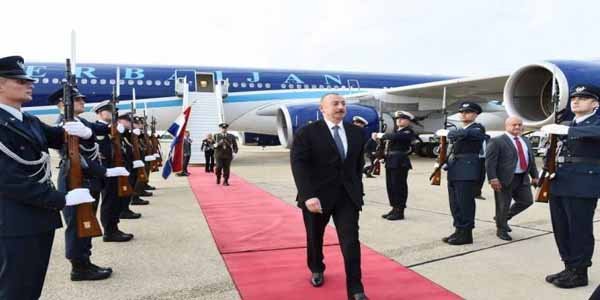 Prezident İlham Əliyevin Xorvatiyaya rəsmi səfəri başlayıb (FOTOLAR)YENİLƏNİB   