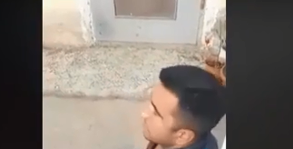 Bakıda məsciddən oğurluq edən şəxsi dirəyə bağladılar - O isə 