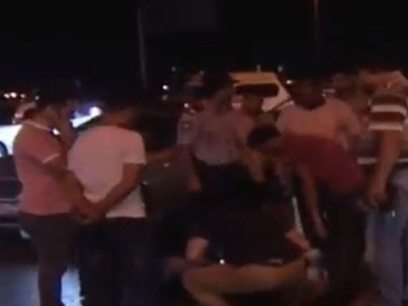 Paytaxtda sürücünün piyadanı vuraraq qaçdığı qəzanın GÖRÜNTÜLƏRİ - VİDEO - FOTO