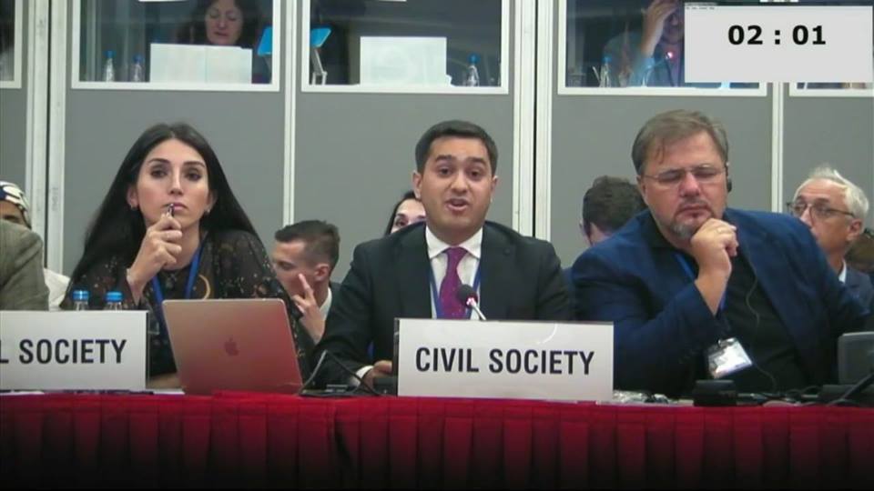 Fərid Şahbazlı ATƏT-də çıxış etdi: Azərbaycan hökuməti ölkədə media azadlığının təminatçısıdır