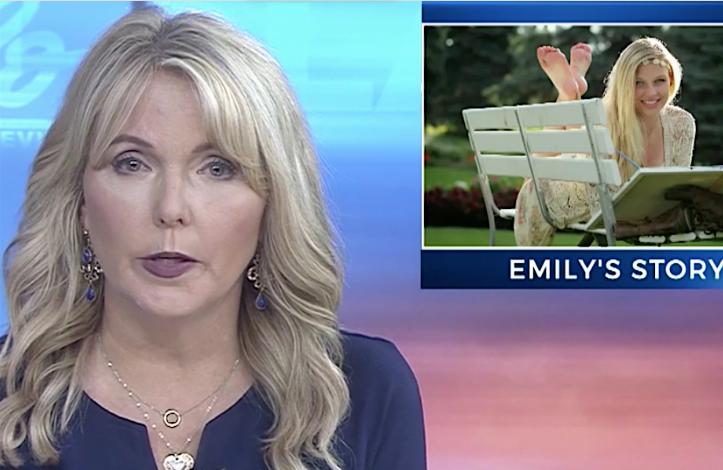 Aparıcı canlı yayımda qızının ölüm xəbərini verdi - Video