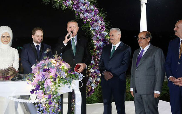 Ərdoğan nikah şahidi oldu - Fotolar