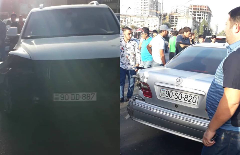 Nərimanov metrosu qarşısında dəhşətli qəza baş verdi - VİDEOSU