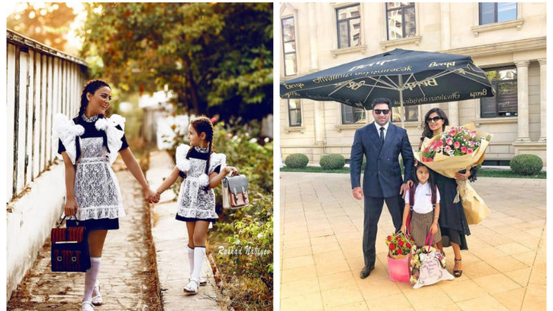 Məşhurlar övladlarını məktəbə belə yola saldı - FOTO
