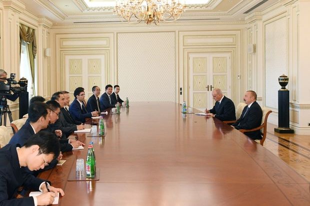 Prezident “Sinxua” agentliyinin baş redaktorunu qəbul etdi