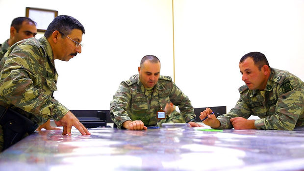 Orduda döyüşə hazırlıq təlimləri – FOTO/VİDEO