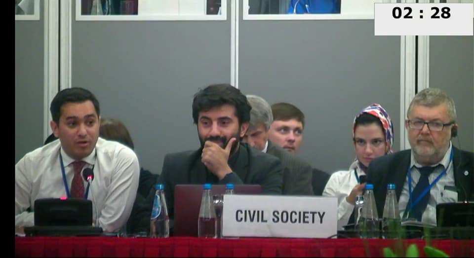 Fərid Şahbazlı ATƏT toplantısında xaricdəki anti-azərbaycançı şəbəkəni ifşa etdi