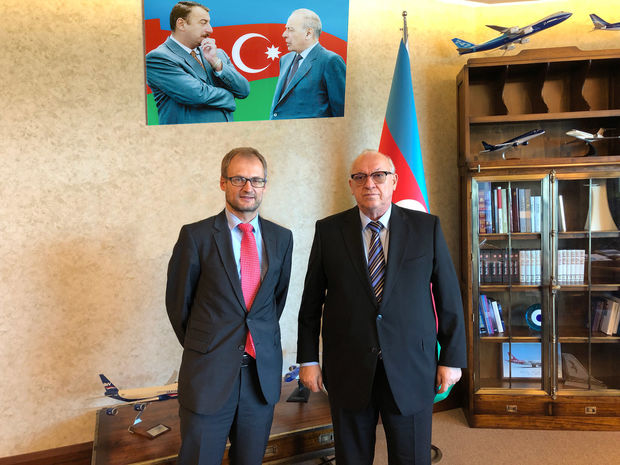 AZAL-ın prezidenti İsveçrənin Azərbaycandakı səfiri ilə görüşüb