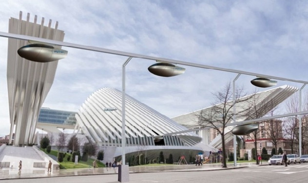 Dünyada ilk: Qatarlar indi də göydə gedəcək