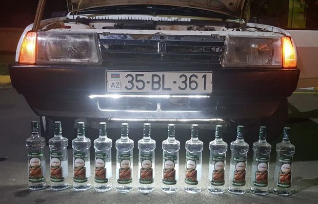 Gömrükdə “araq əməliyyatı” - FOTO