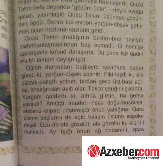 İbtidai sinif kitabında biabırçılıq: 