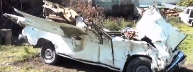 Maşın körpüdən aşdı – 2 nəfərin öldüyü dəhşətli qəzanın görüntüləri – VİDEO