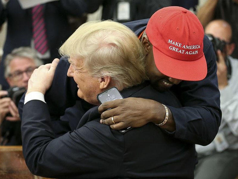 Məşhur reper Trampla görüşdü - Bu oğlandan xoşum gəlir - VİDEO - FOTO