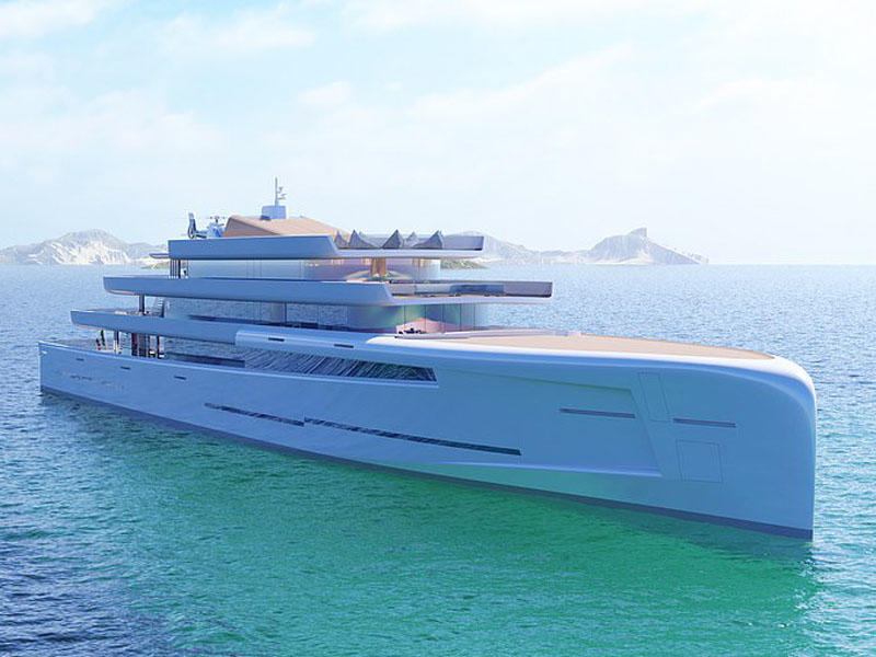 264 milyon dollarlıq gözəgörünməz yaxta inşa olunur - VİDEO - FOTO