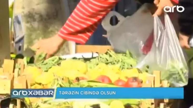 Tərəzidə kələk gələn satıcılar... - FOTO/VİDEO