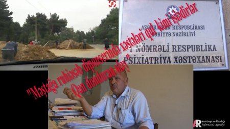 Məştağada ruhi əsəb disponserində müalicə alan xəstələri qul kimi işlədirlər - VIDEO