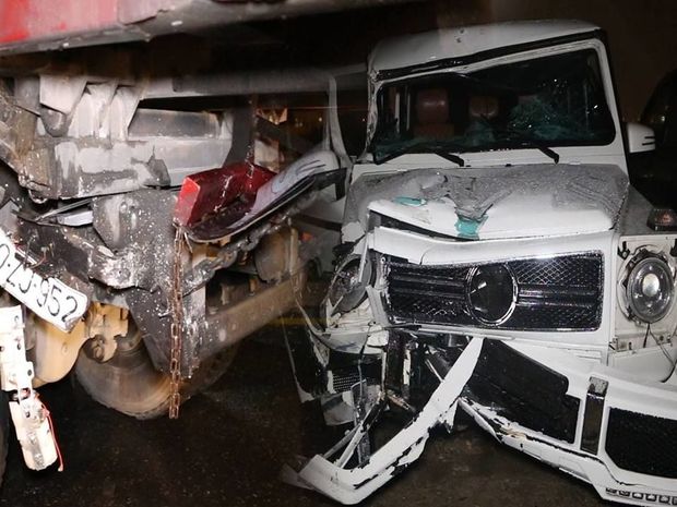 Bakıda kirayə götürdüyü “Gelandewagen”i “Şaqman”a çırpdı - VİDEO