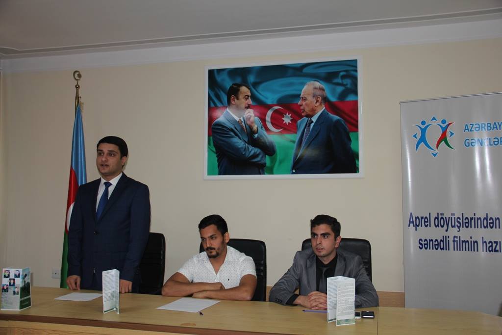 Aprel döyüşlərindən bəhs edən filmin təqdimatı olub - FOTOLAR