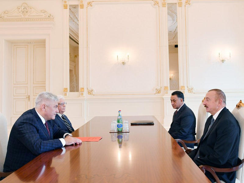 Prezident İlham Əliyev Rusiyanın daxili işlər nazirini qəbul edib - FOTO