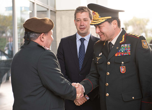 Nəcməddin Sadıkov israilli həmkarı ilə görüşüb - FOTO