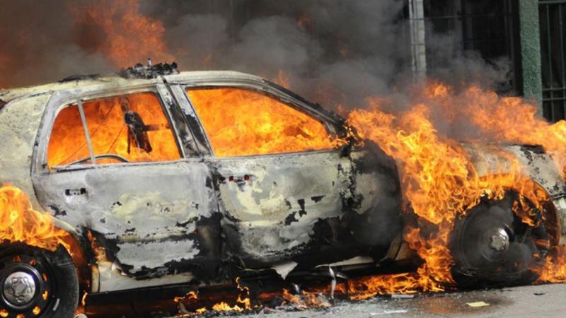 Bakının mərkəzində qəzaya düşən