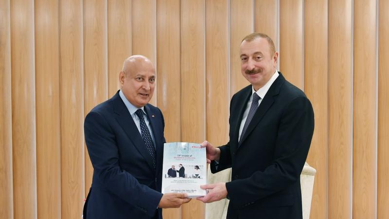 Prezident İlham Əliyev ISESCO-nun baş direktoru ilə görüşdü - FOTO