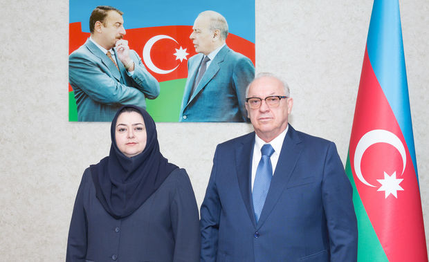 Cahangir Əsgərov “Iran Air” aviaşirkətinin rəhbəri ilə görüşüb - FOTO