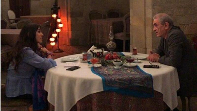 Leyla Əliyeva Fəxrəddin Manafovdan müsahibə götürdü (VİDEO)