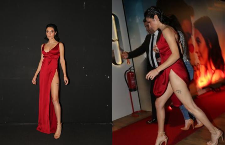 Biabır olmamaq üçün ətəyini əli ilə tutdu - Fotolar