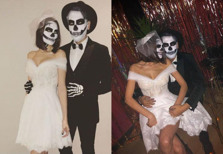 Günay sevgilisi ilə 