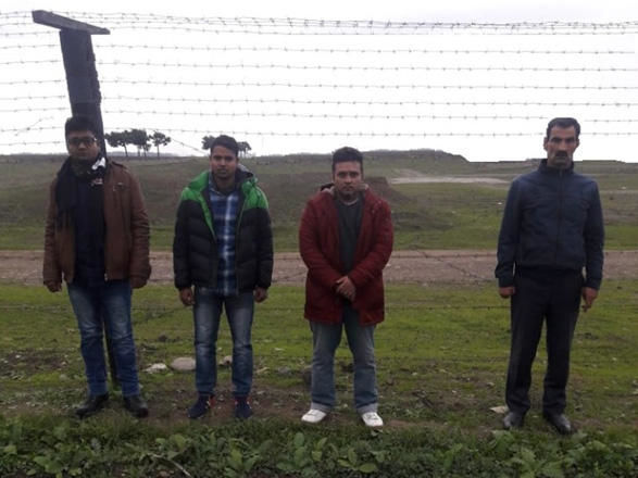 Sərhəddə əməliyyat, dörd nəfər saxlanıldı