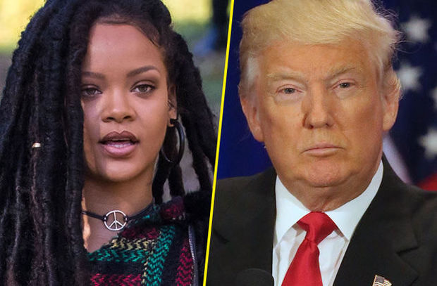 Rihanna Trampa qadağa qoydu - VİDEO