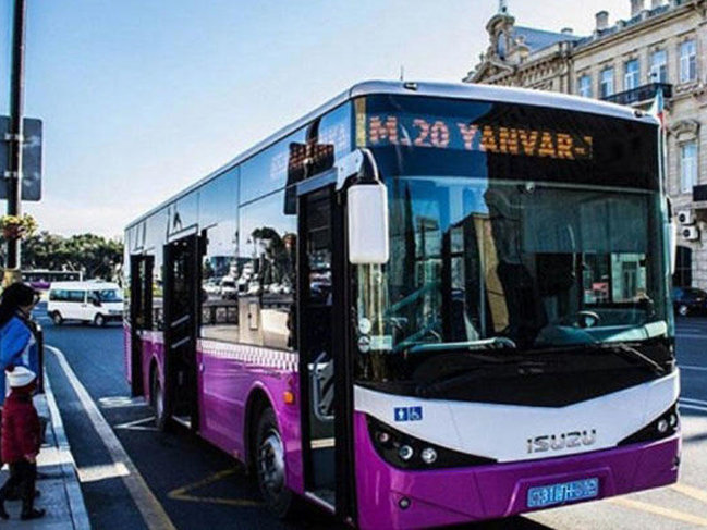 Bu marşrutlarda pulsuz 