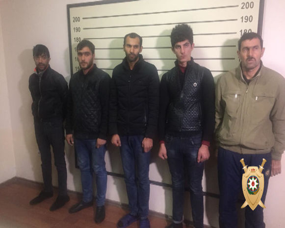 Sumqayıtda mütəşəkkil cinayətkar dəstə saxlanıldı - FOTO