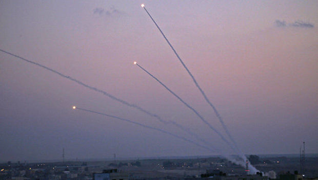 HƏMAS-ın mənzil-qərargahının məhv edilmə anı - VİDEO