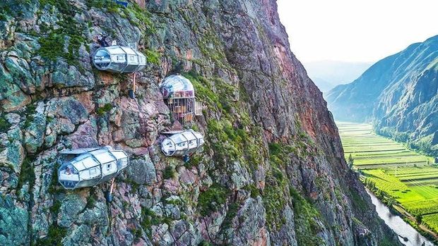 Dünyanın ən yüksək yaşayış məskəni: göy üzü pansionları - FOTO