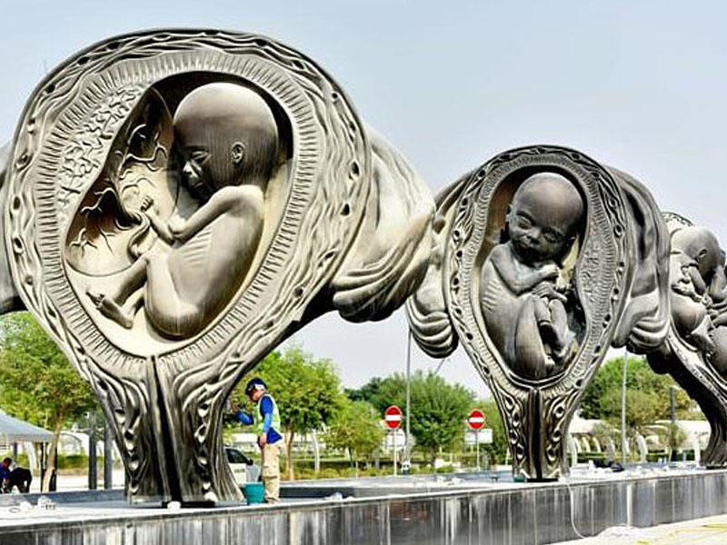 Ana bətnindəki körpə ərəbləri hirsləndirdi - VİDEO - FOTO