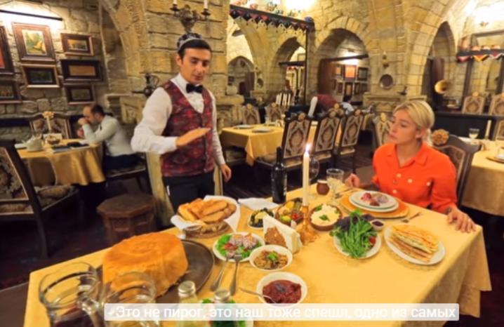 Bakıda şam yeməyinə 800 AZN ödədi - Video