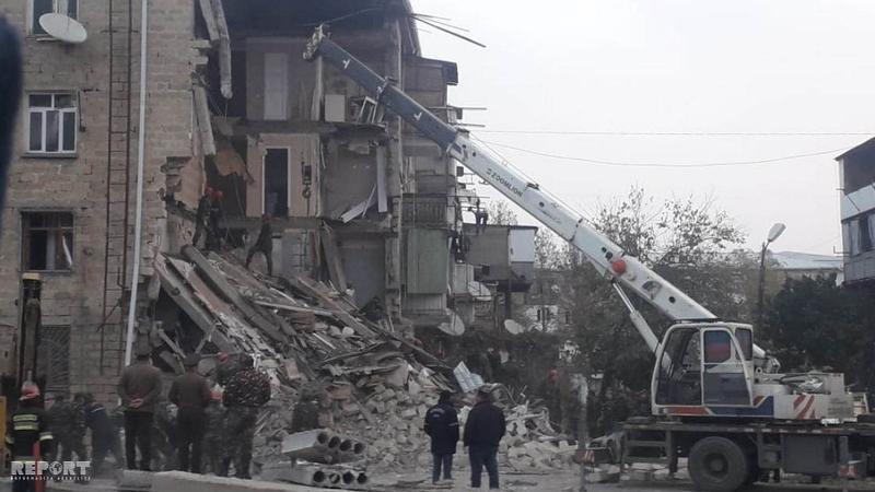 Gəncədəki partlayışla bağlı 2 maddə ilə cinayət işi başlandı