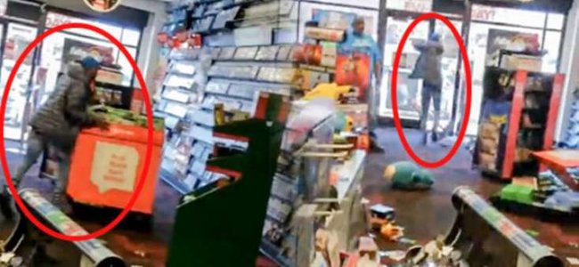 Əsəblərinə hakim ola bilməyən adam mağazanı dağıtdı - VİDEO