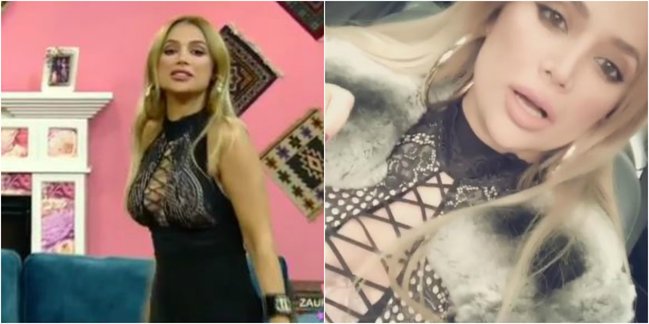 Nigar Camal sinə dekoltesi ilə diqqət çəkdi - VİDEO