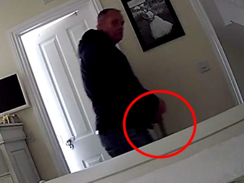 Qonşu gəlinin alt paltarına toxunmaq üçün evinə girdi - Anbaan VİDEOsu