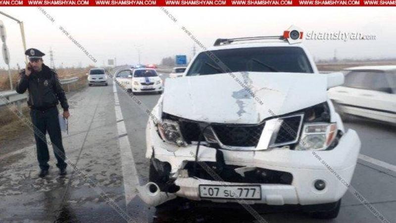 Sərkisyanın oğlu qəzaya düşdü - FOTO