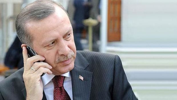 Ərdoğan Putin və Poroşenko ilə telefon söhbəti edib