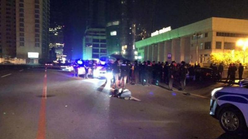 Neftçilər prospektində dəhşətli hadisə - GƏNC OĞLAN YOLUN ORTASINDA CAN VERDİ