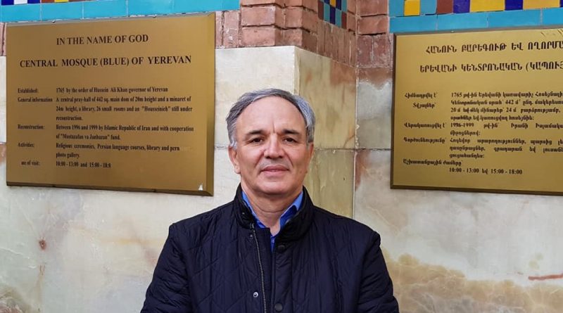 Amaşov Yerevanda məsciddə – FOTOLAR