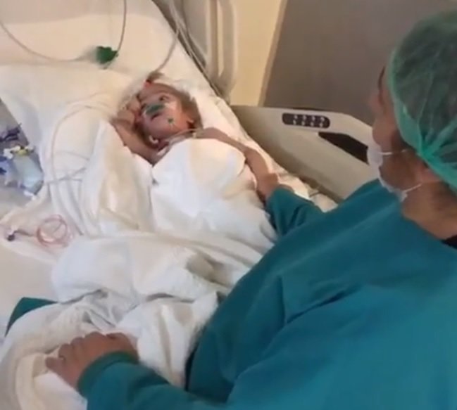 Mələk ölümlə mübarizə aparır -SON GÖRÜNTÜLƏRİ (VİDEO)